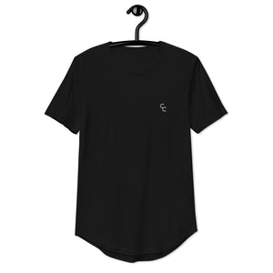 Open image in slideshow, CC Branded Curved Hem T
